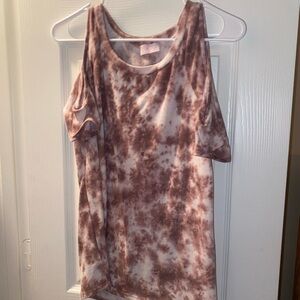 Cold shoulder blouse